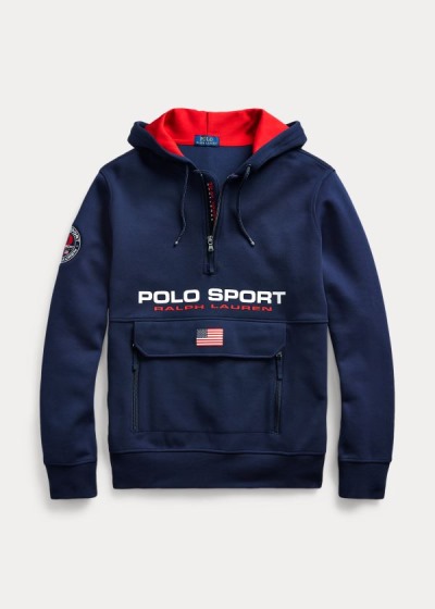 Polo Ralph Lauren Polo Sport Double-Knit Hættetrøje Herre Danmark (XEUQA5483)